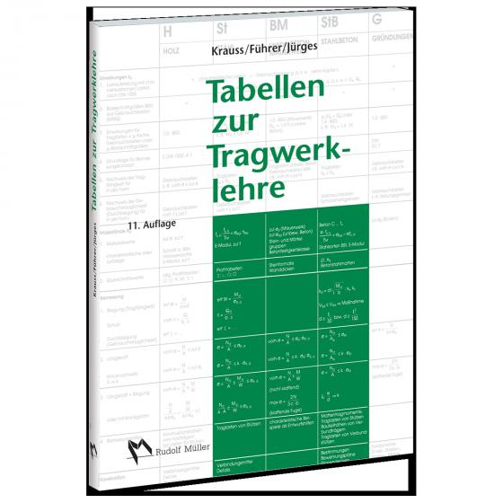 Cover-Bild Tabellen zur Tragwerklehre