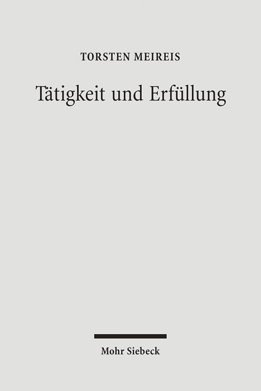 Cover-Bild Tätigkeit und Erfüllung