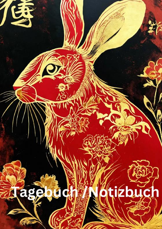 Cover-Bild Tagebuch / Notizbuch Chinesische Tierkreis Hase