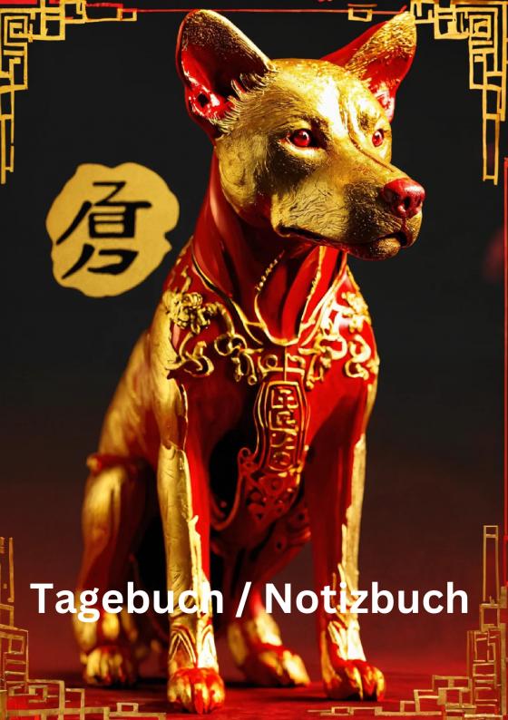 Cover-Bild Tagebuch / Notizbuch Chinesische Tierkreis Hund