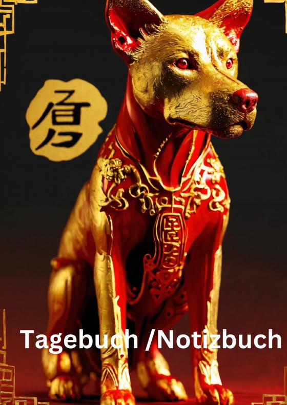 Cover-Bild Tagebuch / Notizbuch Chinesische Tierkreis Hund