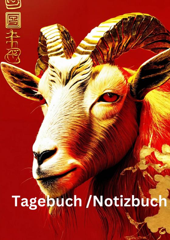 Cover-Bild Tagebuch / Notizbuch Chinesische Tierkreis Ziege