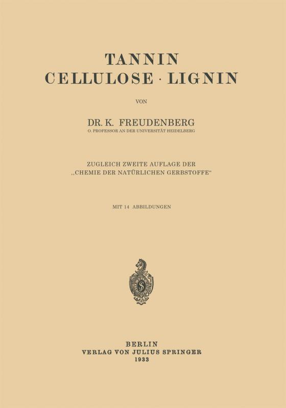 Cover-Bild Tannin Cellulose · Lignin