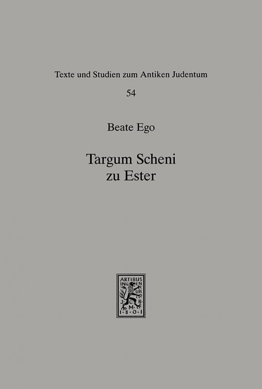 Cover-Bild Targum Scheni zu Ester