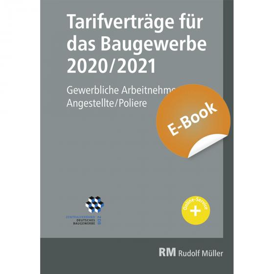 Cover-Bild Tarifverträge für das Baugewerbe 2020/2021 - E-Book (PDF)
