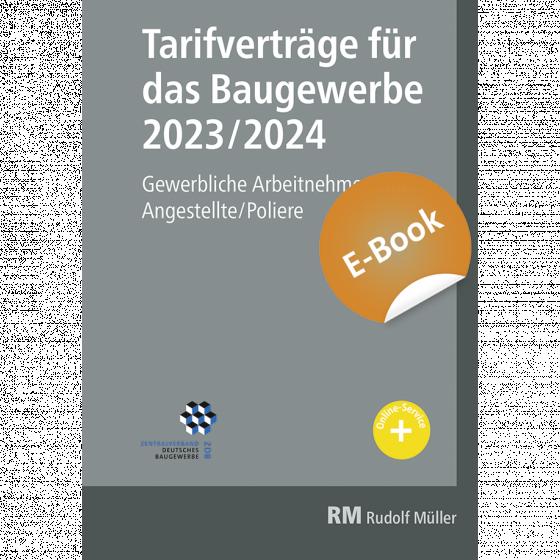 Cover-Bild Tarifverträge für das Baugewerbe 2023/2024 - E-Book