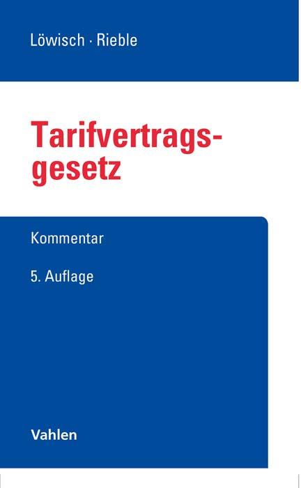 Cover-Bild Tarifvertragsgesetz