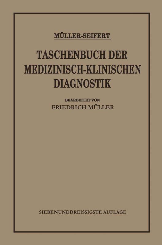 Cover-Bild Taschenbuch der Medizinisch-Klinischen Diagnostik