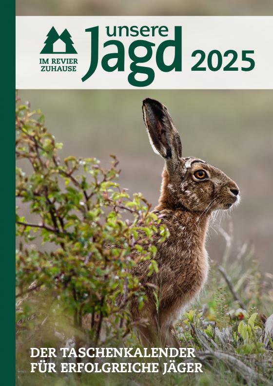 Cover-Bild Taschenkalender Unsere Jagd 2025