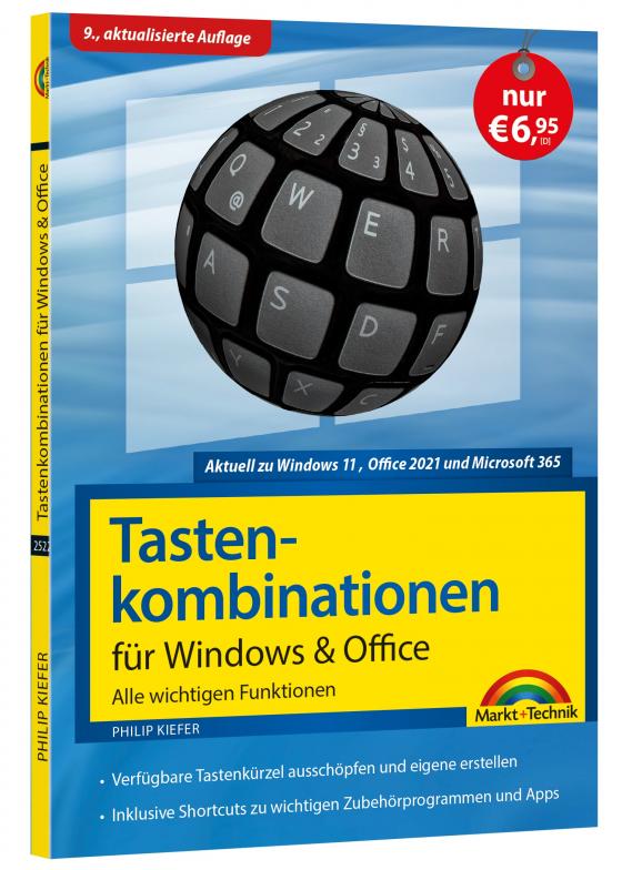 Cover-Bild Tastenkombinationen für Windows 11, 10, 8.1, 7 & Office 2021 - 2013 - Alle wichtigen Funktionen