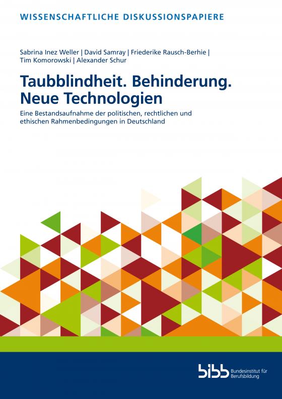 Cover-Bild Taubblindheit. Behinderung. Neue Technologien