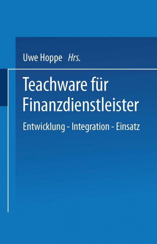Cover-Bild Teachware für Finanzdienstleister