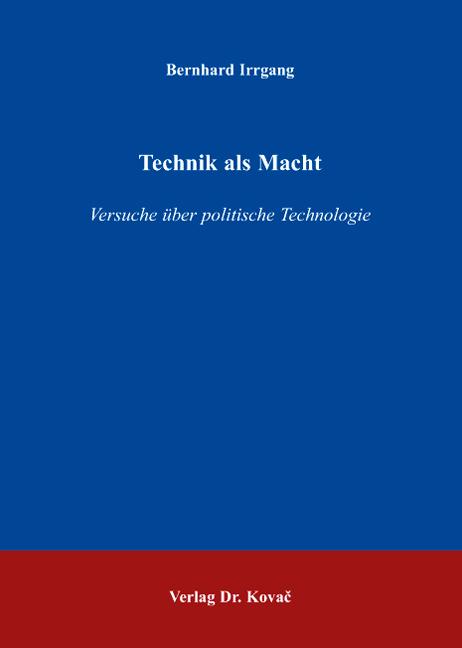 Cover-Bild Technik als Macht