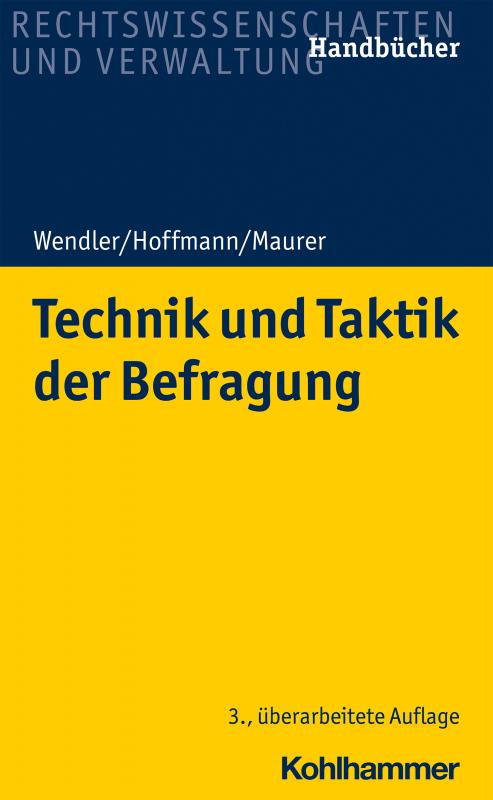 Cover-Bild Technik und Taktik der Befragung