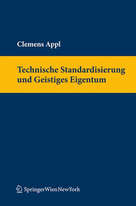 Cover-Bild Technische Standardisierung und Geistiges Eigentum