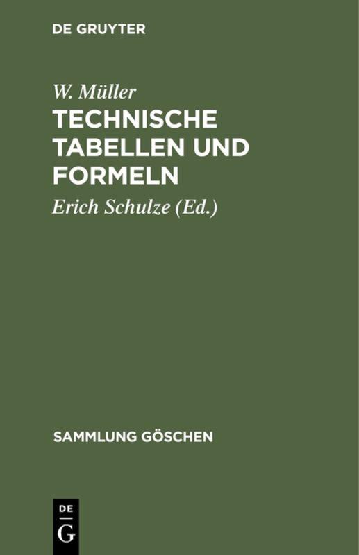 Cover-Bild Technische Tabellen und Formeln