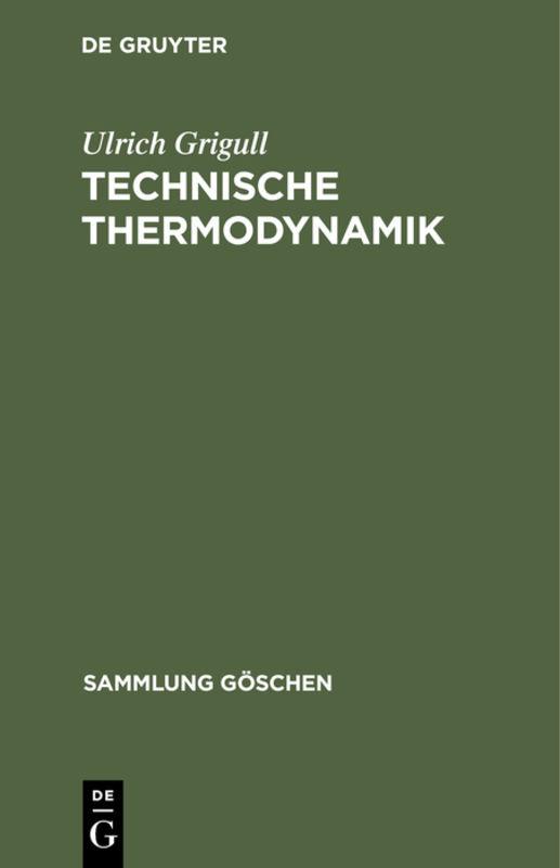 Cover-Bild Technische Thermodynamik