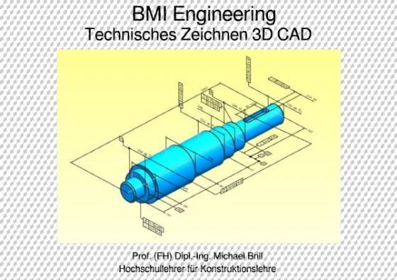 Cover-Bild Technisches Zeichnen 3D CAD