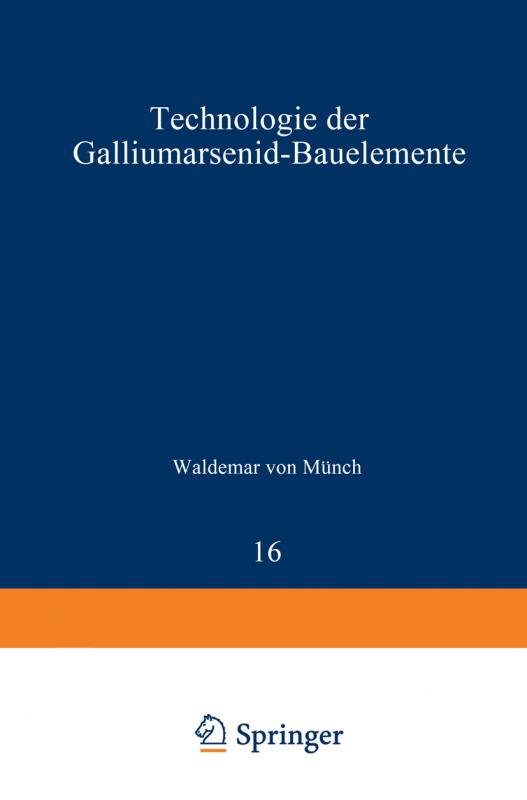 Cover-Bild Technologie der Galliumarsenid-Bauelemente