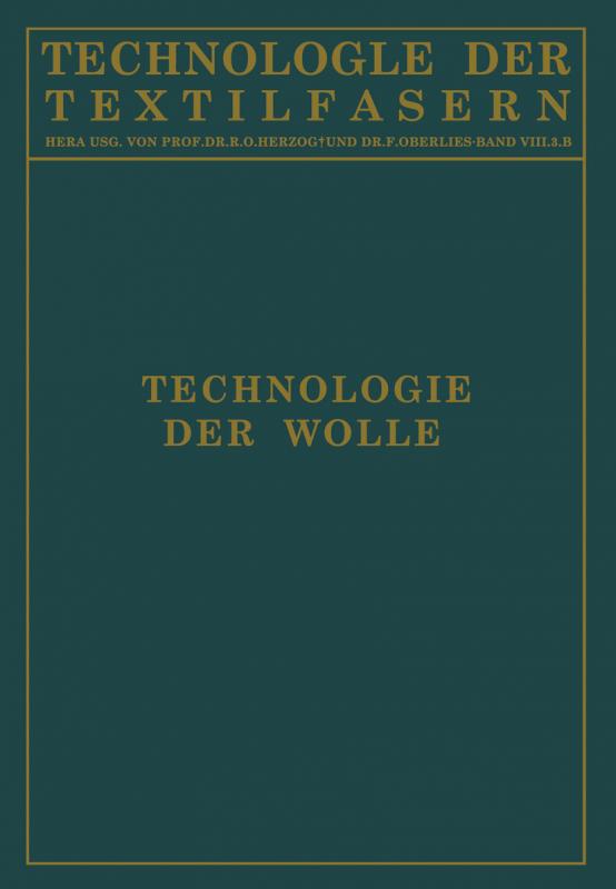 Cover-Bild Technologie der Wolle