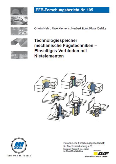 Cover-Bild Technologiespeicher mechanische Fügetechniken – Einseitiges Verbinden mit Nietelementen
