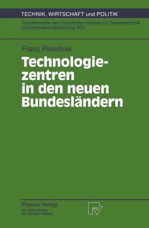 Cover-Bild Technologiezentren in den neuen Bundesländern