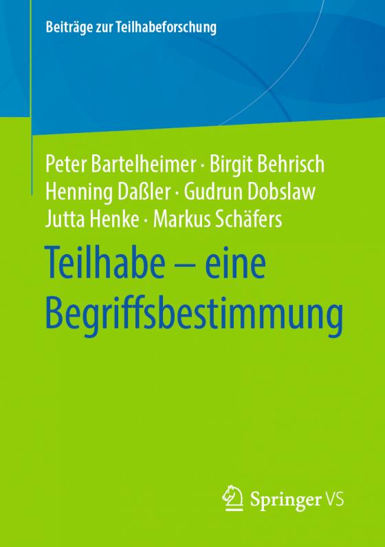 Cover-Bild Teilhabe – eine Begriffsbestimmung