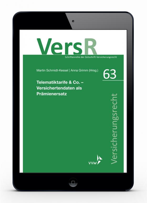 Cover-Bild Telematiktarife & Co. - Versichertendaten als Prämienersatz