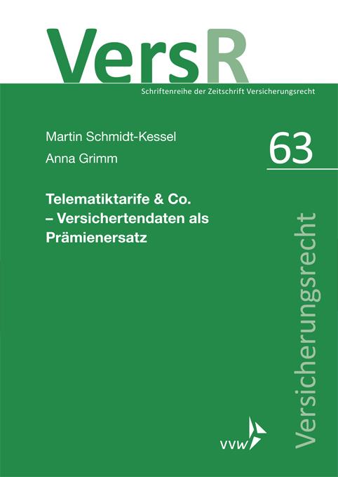 Cover-Bild Telematiktarife & Co. - Versichertendaten als Prämienersatz