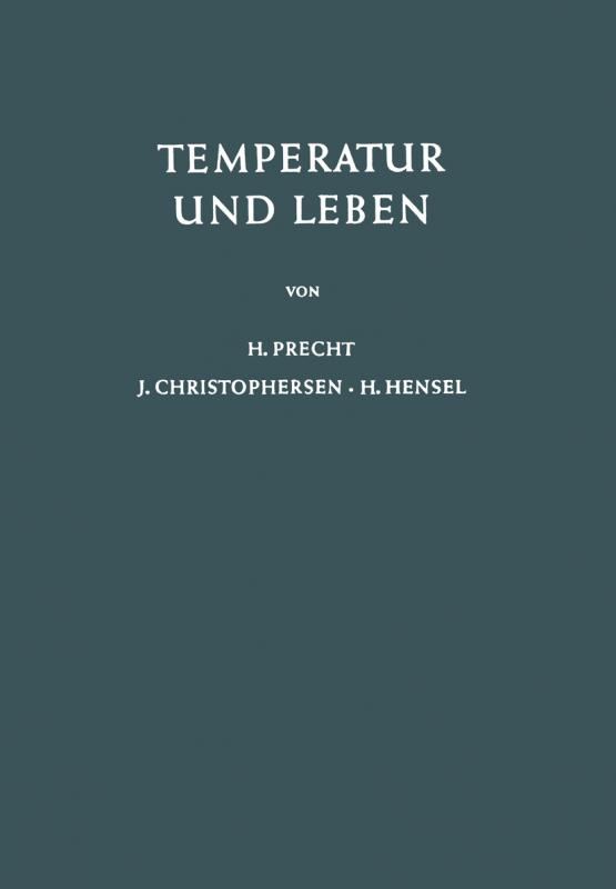 Cover-Bild Temperatur und Leben