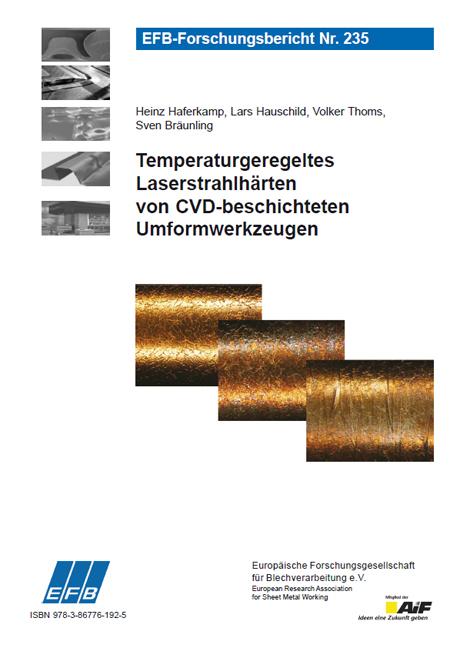 Cover-Bild Temperaturgeregeltes Laserstrahlhärten von CVD-beschichteten Umformwerkzeugen