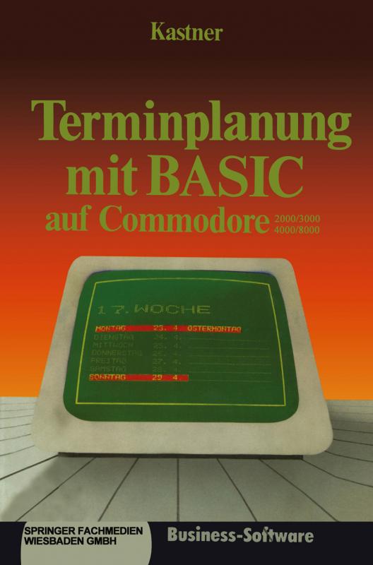 Cover-Bild Terminplanung mit BASIC auf Commodore 2000/3000,4000/8000