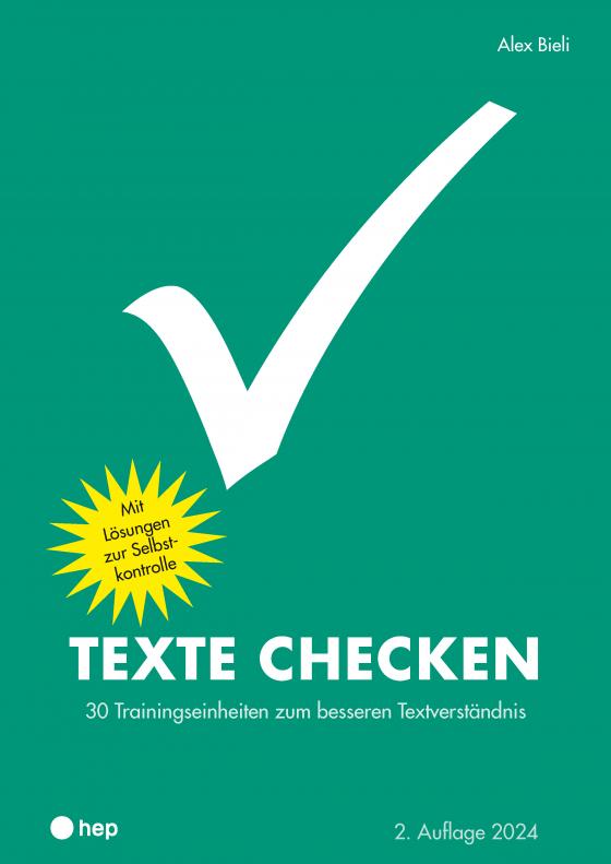 Cover-Bild Texte checken (Print inkl. E-Book Edubase, Neuauflage 2024)