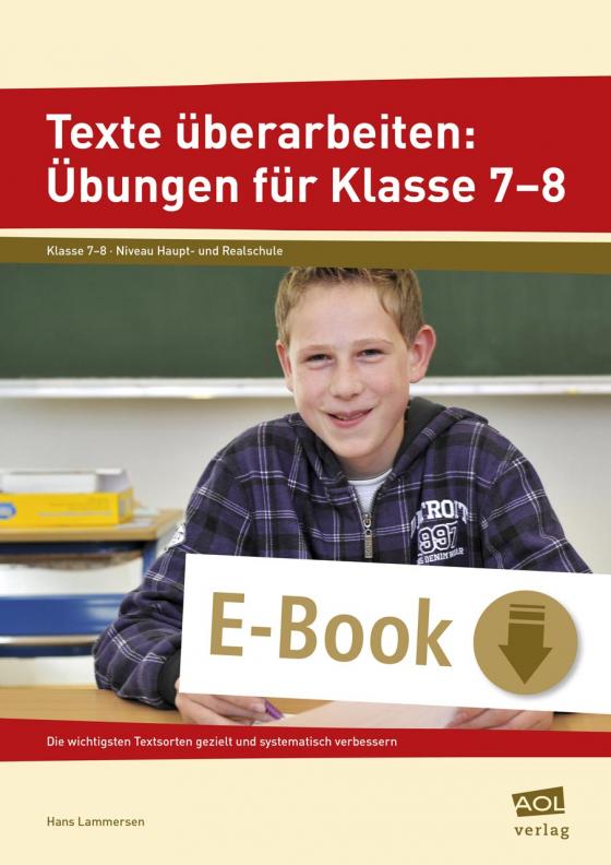 Cover-Bild Texte überarbeiten: Übungen für Klasse 7-8