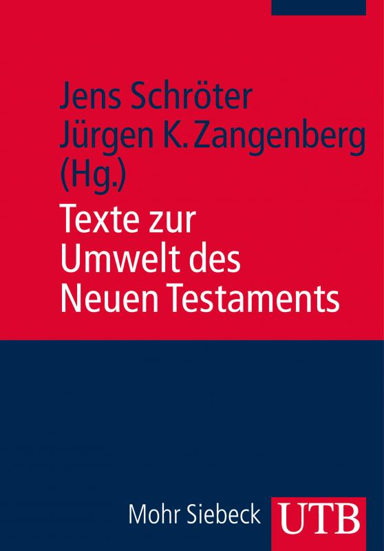 Cover-Bild Texte zur Umwelt des Neuen Testaments