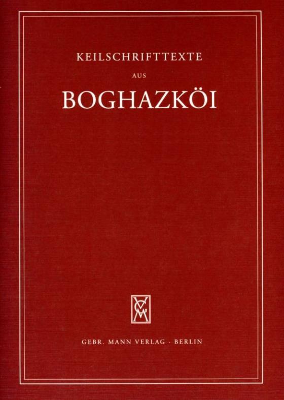 Cover-Bild Textfunde von Büyükkale aus den Jahren 1934-1939