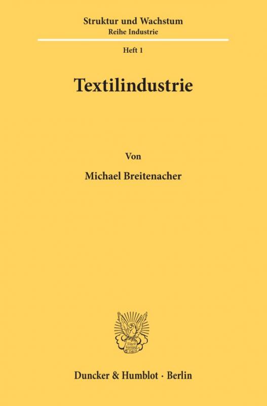 Cover-Bild Textilindustrie.