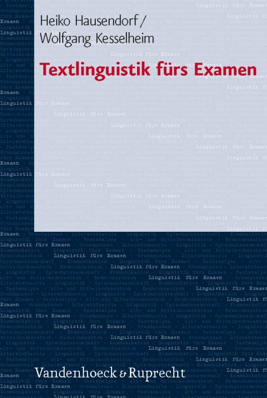 Cover-Bild Textlinguistik fürs Examen