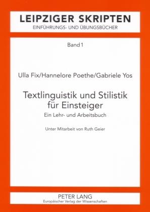 Cover-Bild Textlinguistik und Stilistik für Einsteiger