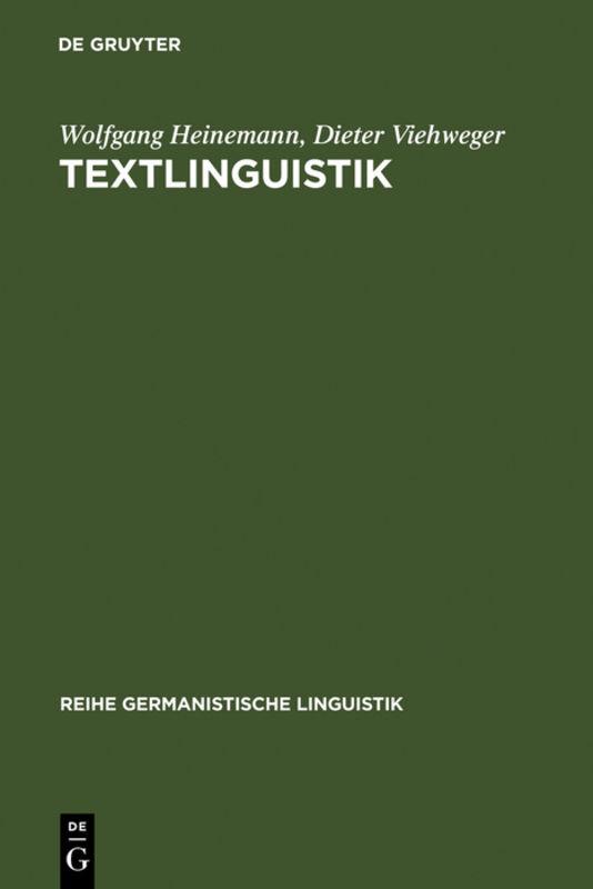 Cover-Bild Textlinguistik