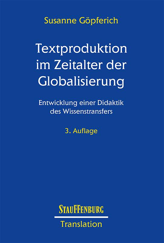 Cover-Bild Textproduktion im Zeitalter der Globalisierung