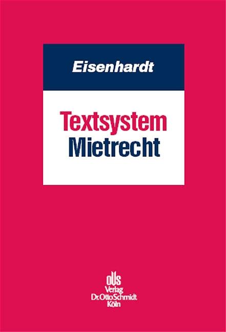 Cover-Bild Textsystem Mietrecht