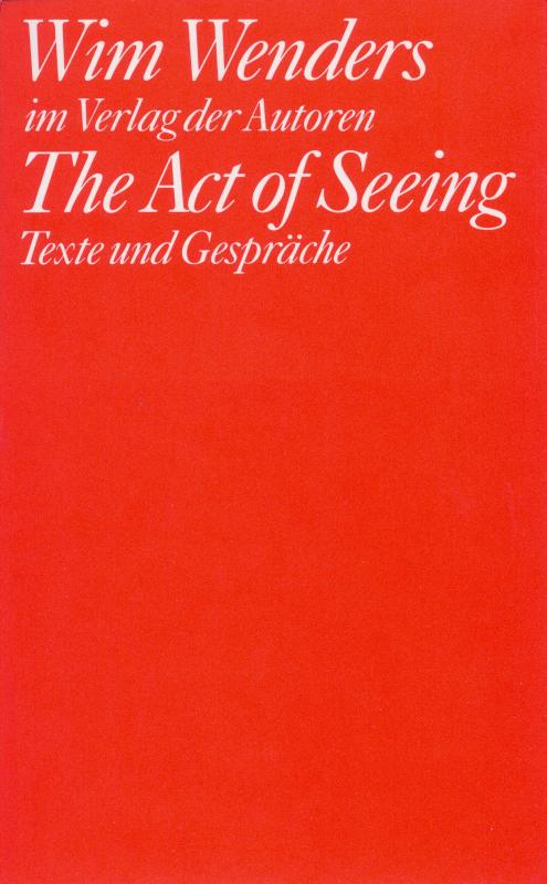 Cover-Bild The Act of Seeing