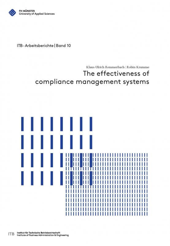 Cover-Bild The effectiveness of compliance management systems
