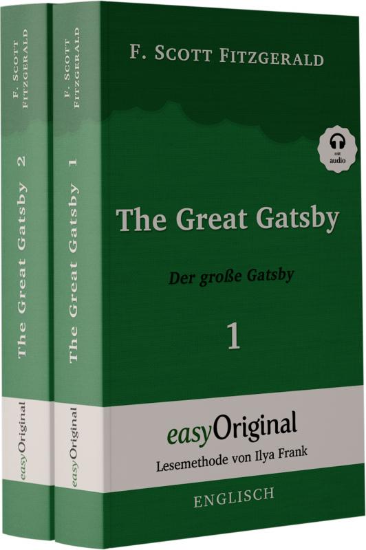 Cover-Bild The Great Gatsby / Der große Gatsby - 2 Teile (Buch + 2 MP3 Audio-CD) - Lesemethode von Ilya Frank - Zweisprachige Ausgabe Englisch-Deutsch