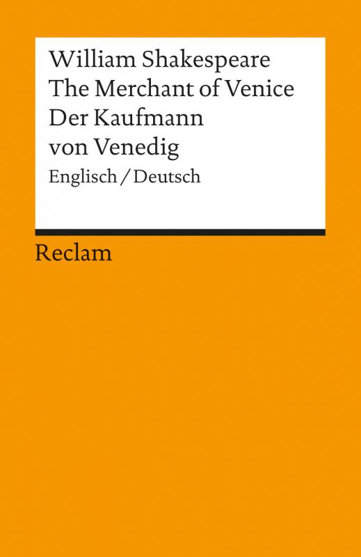 Cover-Bild The Merchant of Venice / Der Kaufmann von Venedig. Engl./Dt.