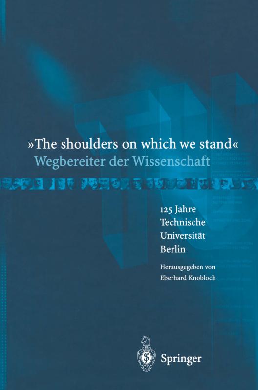 Cover-Bild “The shoulders on which we stand”-Wegbereiter der Wissenschaft
