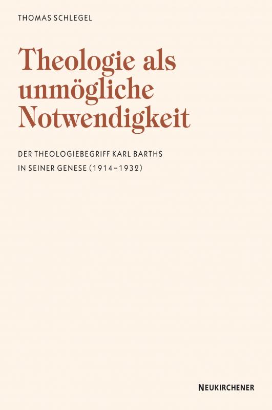 Cover-Bild Theologie als unmögliche Notwendigkeit