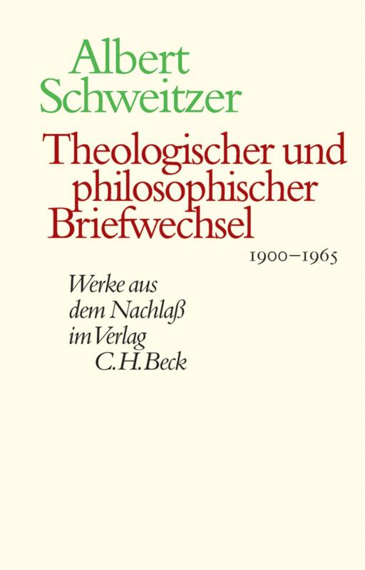 Cover-Bild Theologischer und philosophischer Briefwechsel 1900-1965