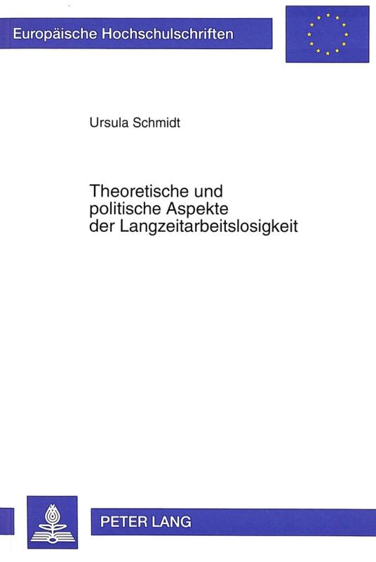Cover-Bild Theoretische und politische Aspekte der Langzeitarbeitslosigkeit
